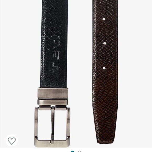 Yeti NWB Reversible Lizard/Snakeskin Leather Belt - Picture 3 of 13